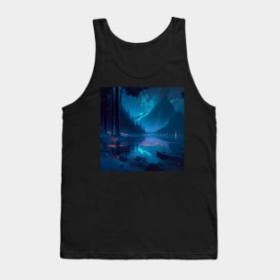 Aurora and Mountain Tank Top